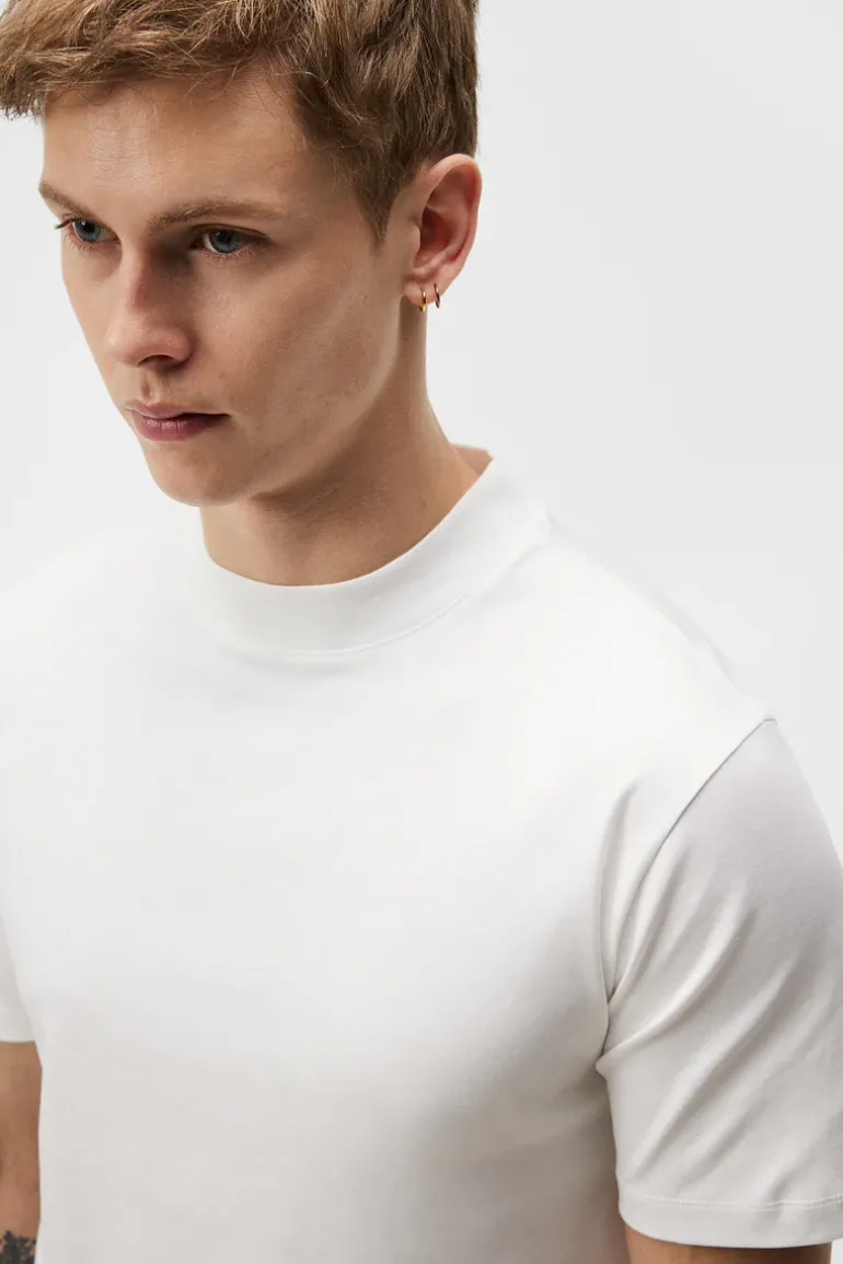 Best Sale Ace Mock Neck T-shirt Tops|T-shirts