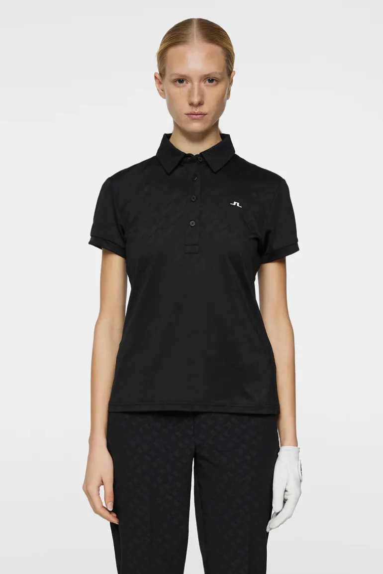 Cheap Alaya Jacquard Polo Golf|Tops