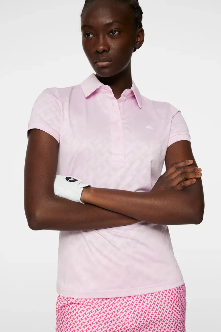 Store Alaya Jacquard Polo Golf|Tops