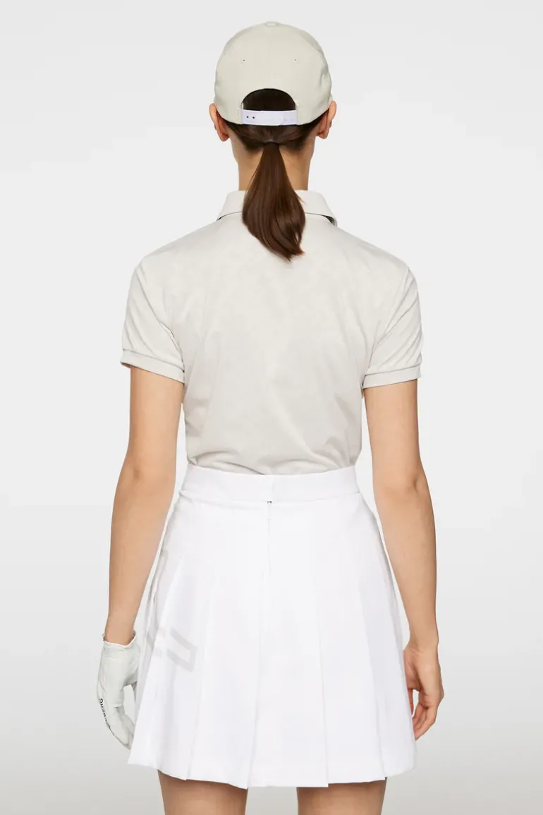 Clearance Alaya Jacquard Polo Golf|Tops