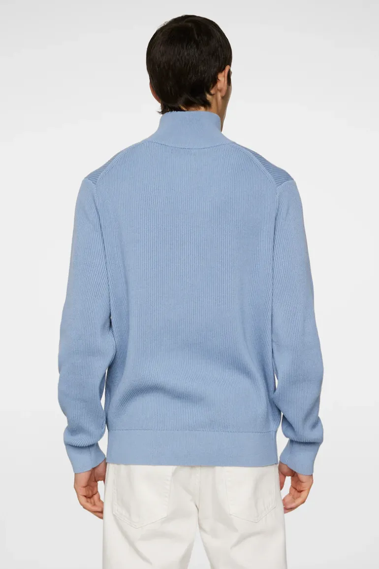 Hot Alex Half Zip Knitted Sweater Knitwear|Tops
