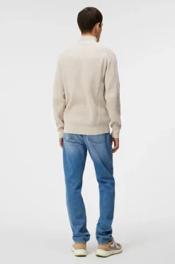 Cheap Alex Half Zip Knitted Sweater Knitwear|Tops