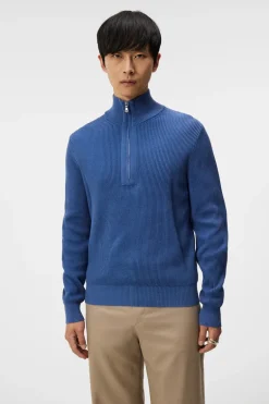 Cheap Alex Half Zip Knitted Sweater Knitwear|Tops