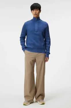 Cheap Alex Half Zip Knitted Sweater Knitwear|Tops