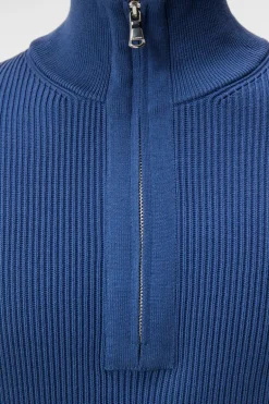 Cheap Alex Half Zip Knitted Sweater Knitwear|Tops