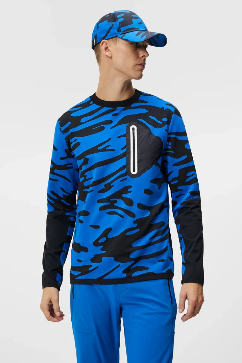Store Alonso Jacquard Crew Neck Base & Mellomlag|Utendørs