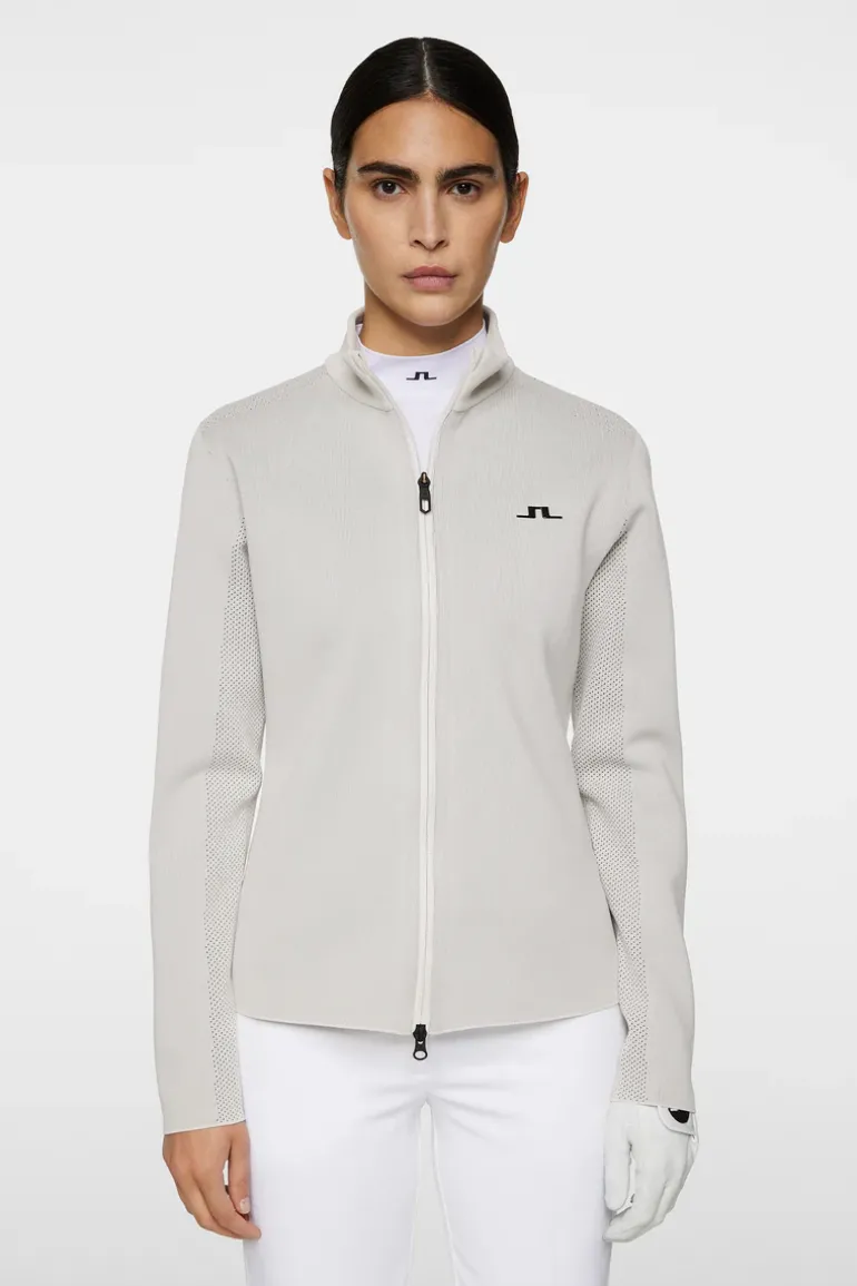 Online Bell Tech Knit Zip Sweater Golf|Knitwear