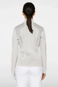 Online Bell Tech Knit Zip Sweater Golf|Knitwear