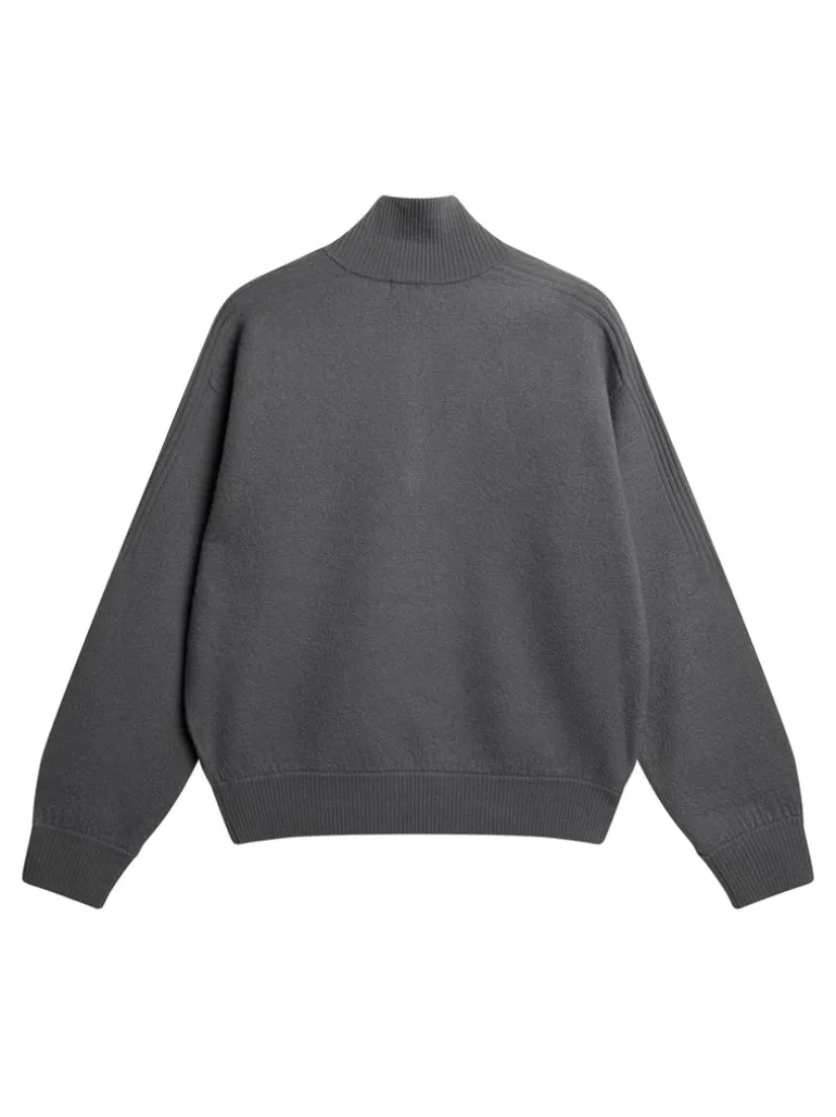 Best Bon Boiled Wool Quarter Zip Knitwear|Tops