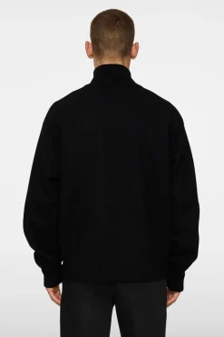 Sale Bon Boiled Wool Quarter Zip Knitwear|Tops