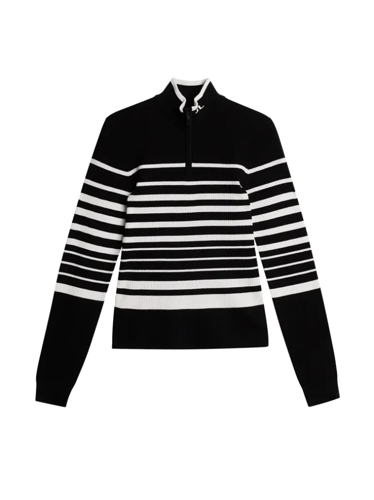 Sale Cheryl Knitted Zip Sweater Golf|Tops
