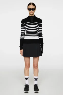 Sale Cheryl Knitted Zip Sweater Golf|Tops