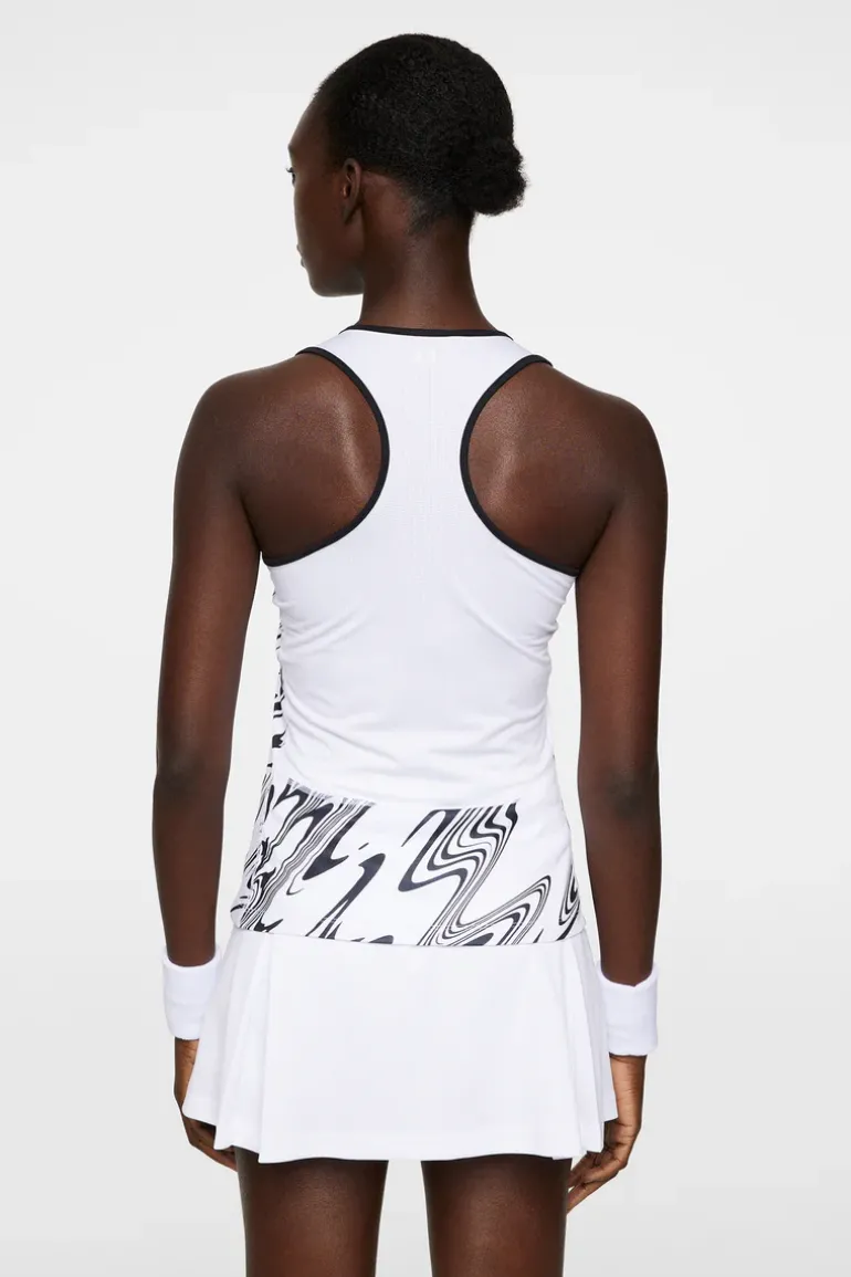 Clearance Delia Printed Tank Top Overdeler|Tennis