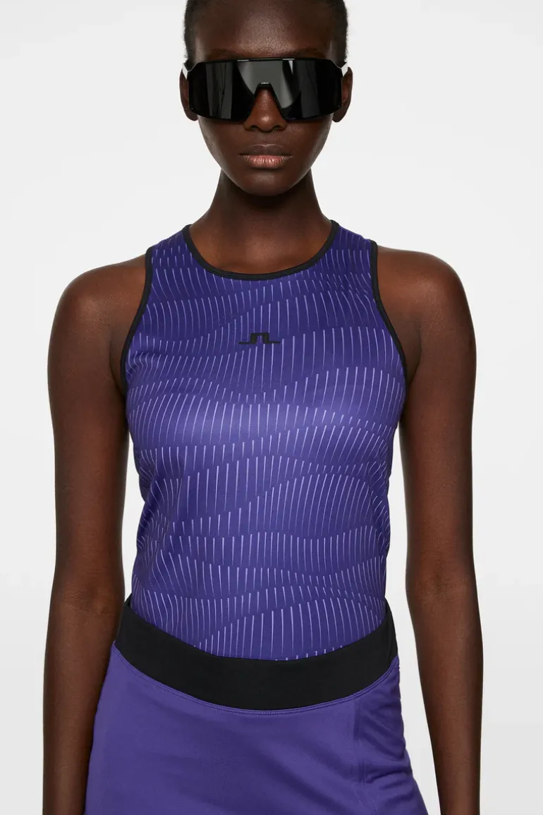 Clearance Delia Printed Tank Top Overdeler|Tennis