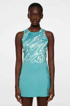 Outlet Delia Printed Tank Top Overdeler|Tennis