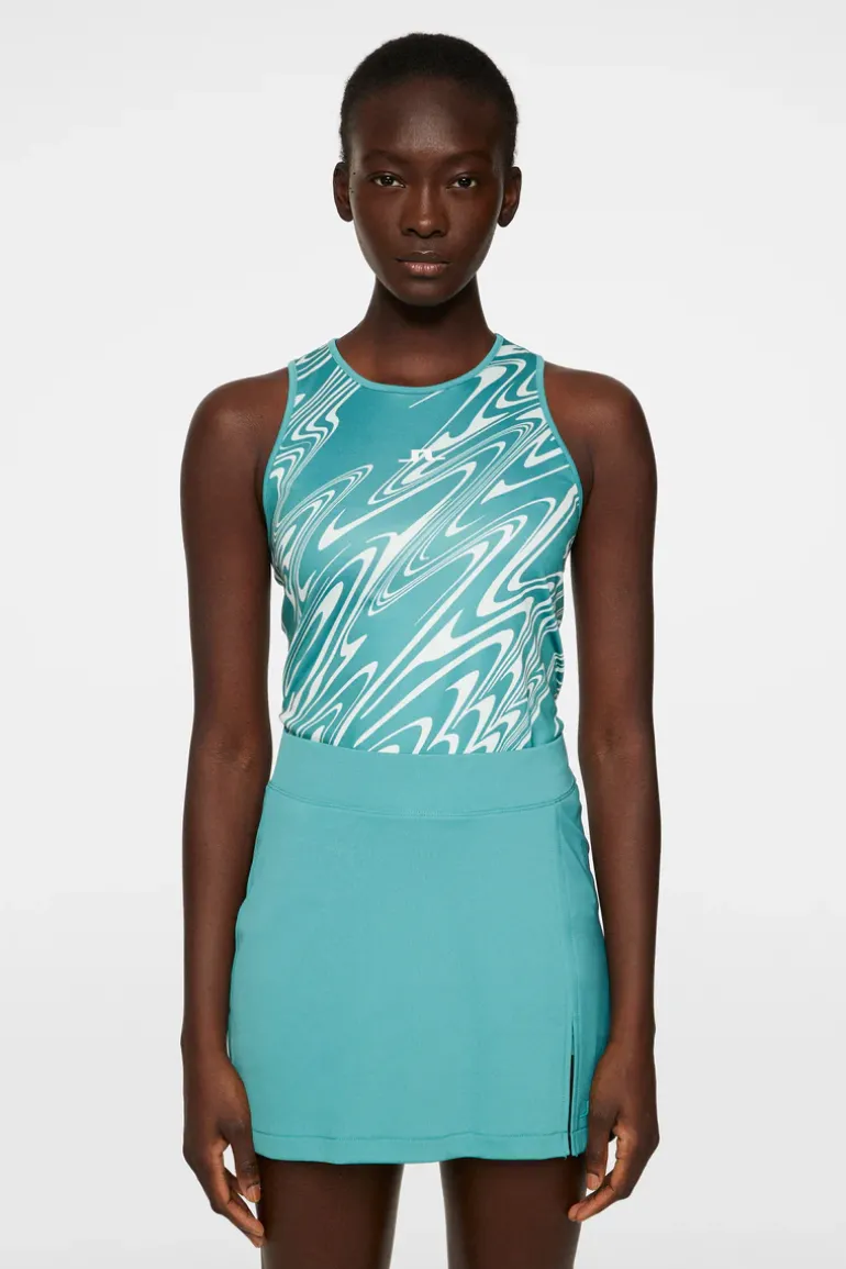 Outlet Delia Printed Tank Top Overdeler|Tennis