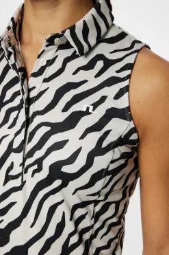 New Dena Print Sleeveless Top Golf|Tops