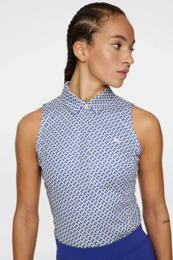 Shop Dena Print Sleeveless Top Golf|Tanks