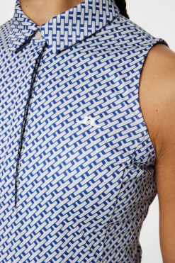 Shop Dena Print Sleeveless Top Golf|Tanks