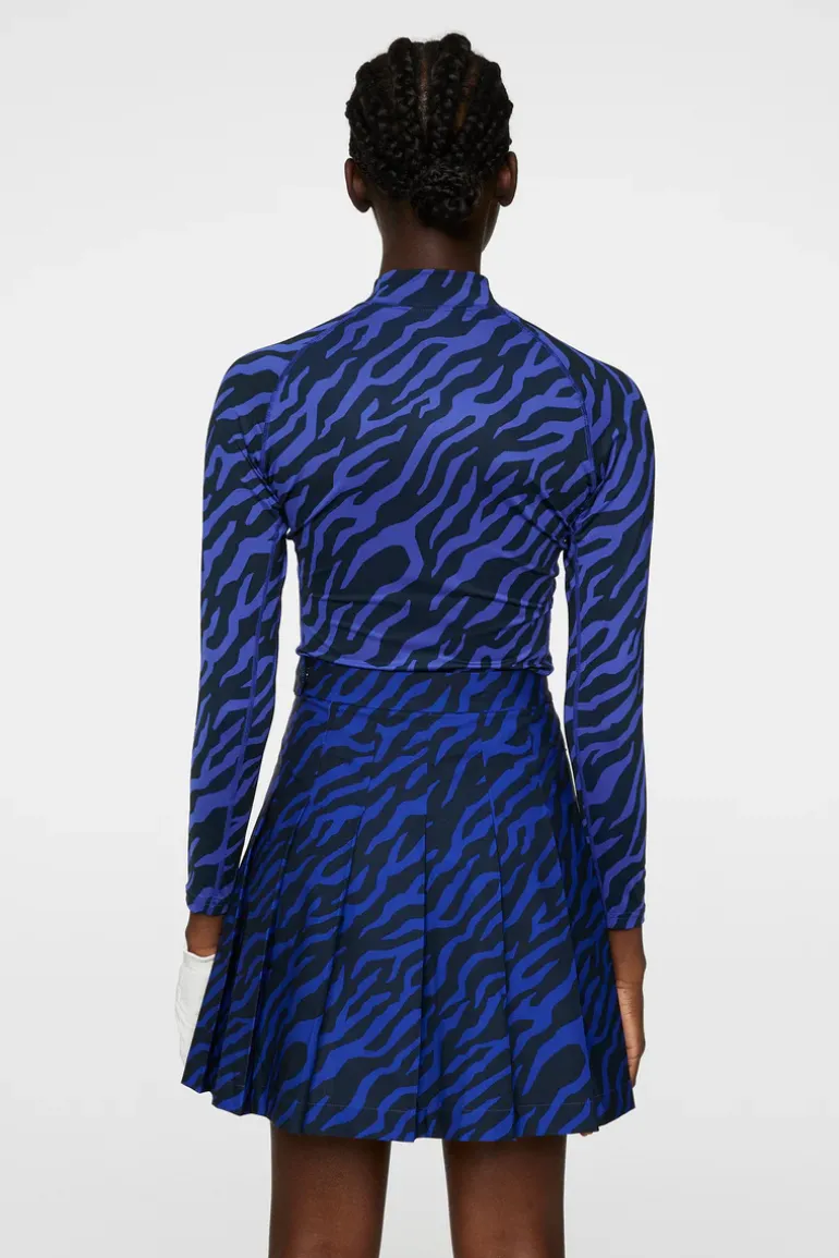 Hot Ella Print Compression Top Golf|Base & Mid Layers