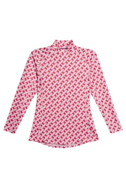 Outlet Ella Print Compression Top Golf|Tops