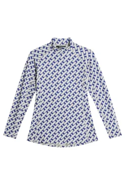 Fashion Ella Print Compression Top Golf|Base & Mid Layers