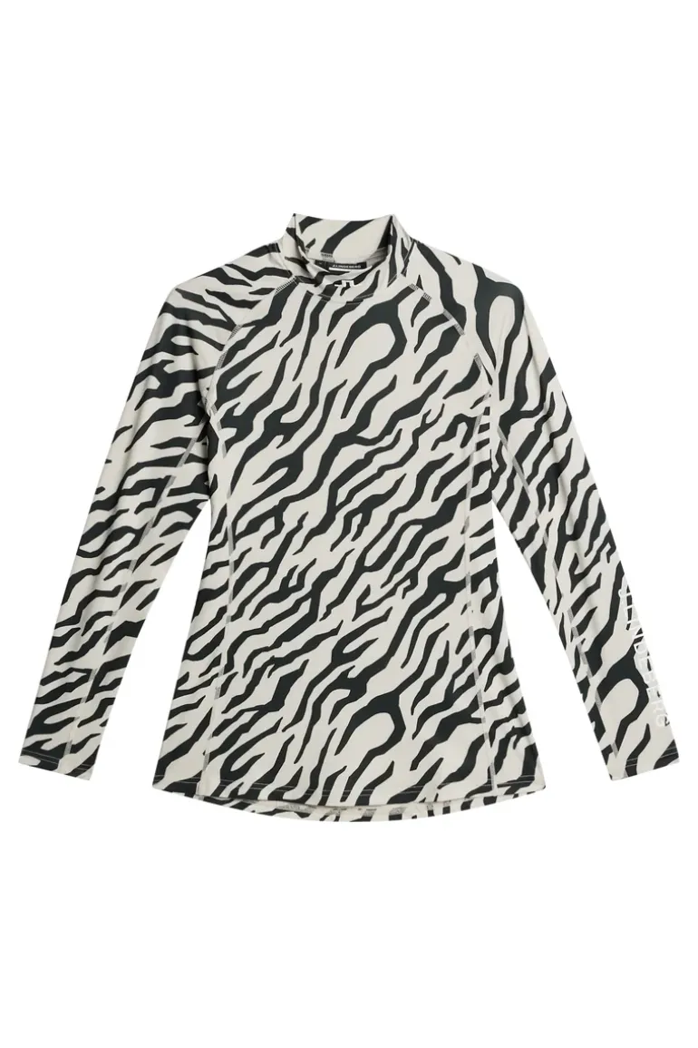 Cheap Ella Print Compression Top Golf|Base & Mid Layers