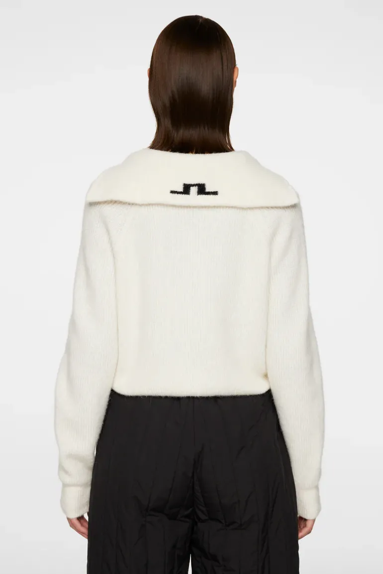 Hot Finja Knitted Zip Sweater Strikketøy|Strikkeklær