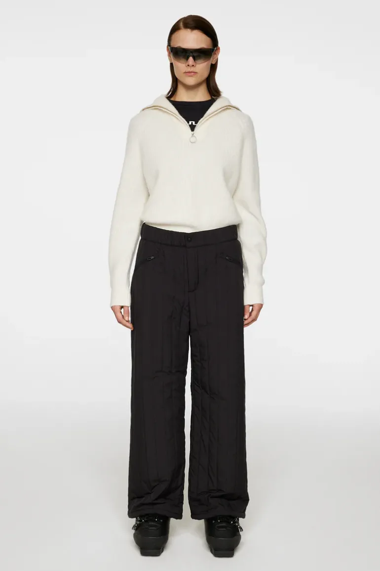 Hot Finja Knitted Zip Sweater Strikketøy|Strikkeklær