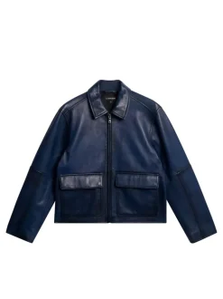 Store Jed Leather Party Jacket Leather & Suede|Outerwear