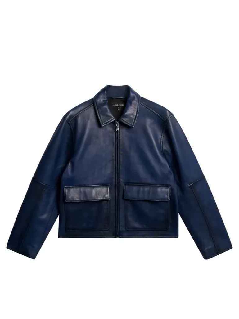 Store Jed Leather Party Jacket Leather & Suede|Outerwear