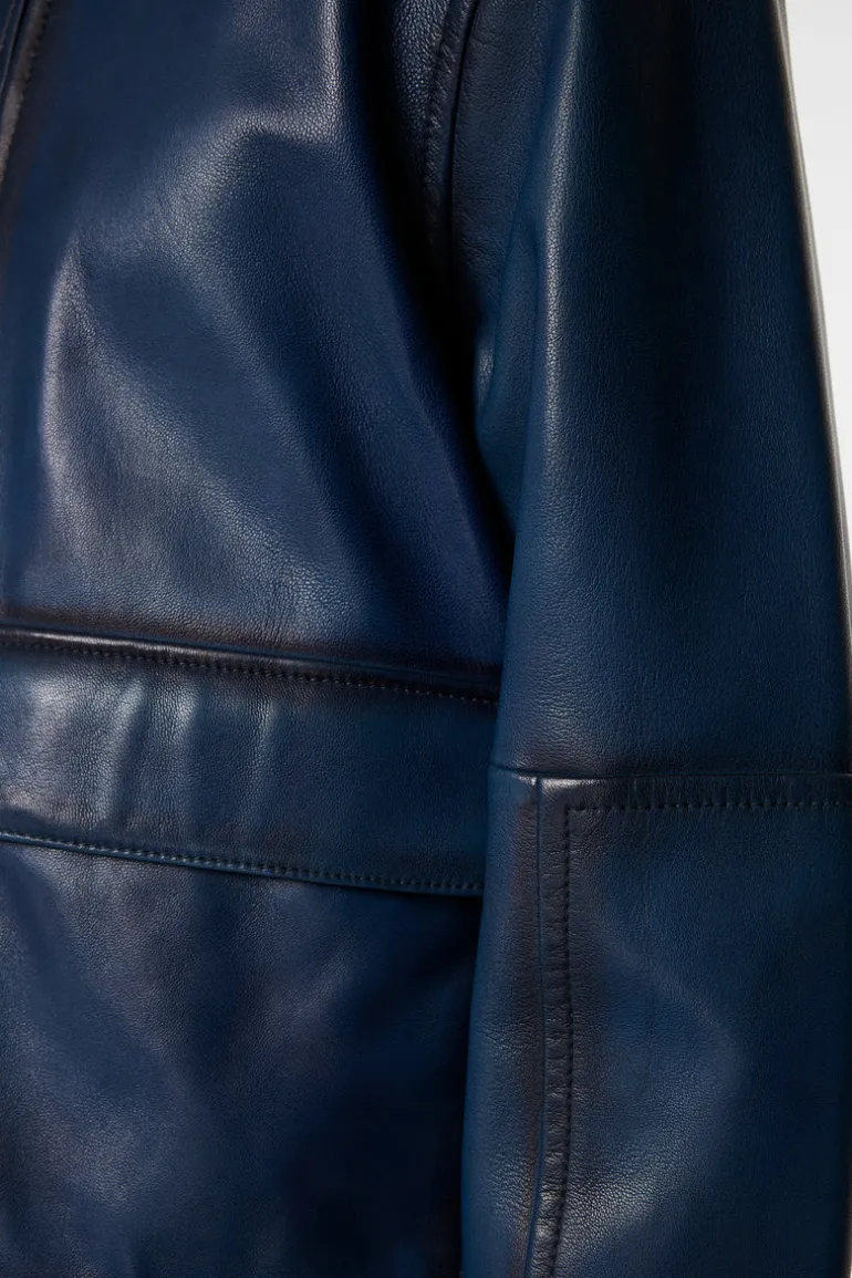 Store Jed Leather Party Jacket Leather & Suede|Outerwear