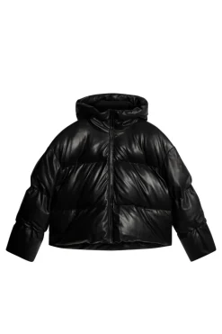 Cheap Jolene Leather Padded Jacket Jakker|Jakker