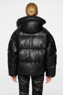 Cheap Jolene Leather Padded Jacket Jakker|Jakker
