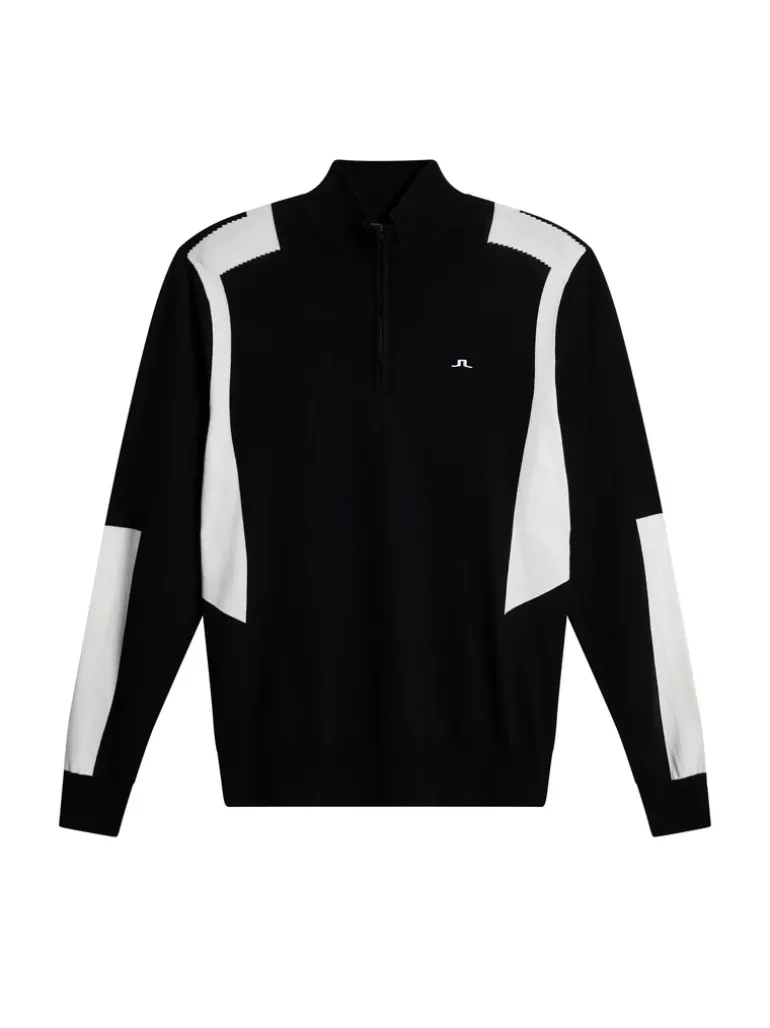 Shop Kendrick Knitted Zip Sweater Golf|Knitwear