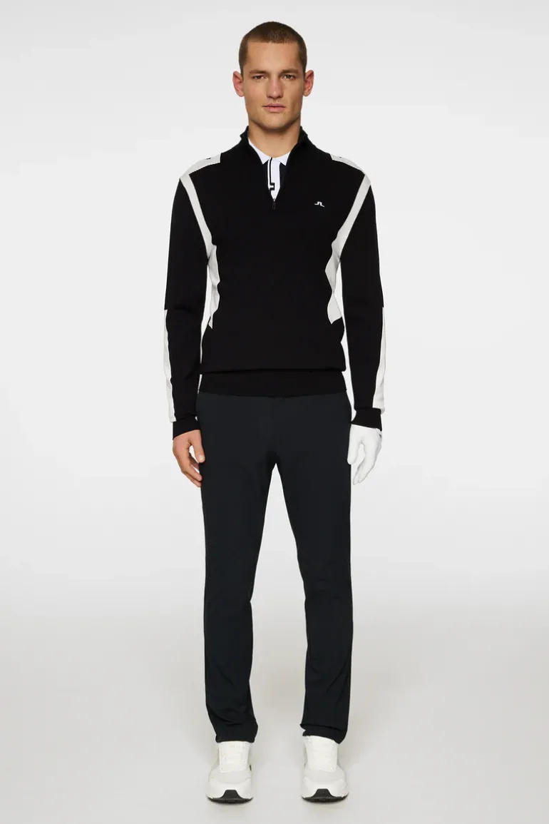 Shop Kendrick Knitted Zip Sweater Golf|Knitwear