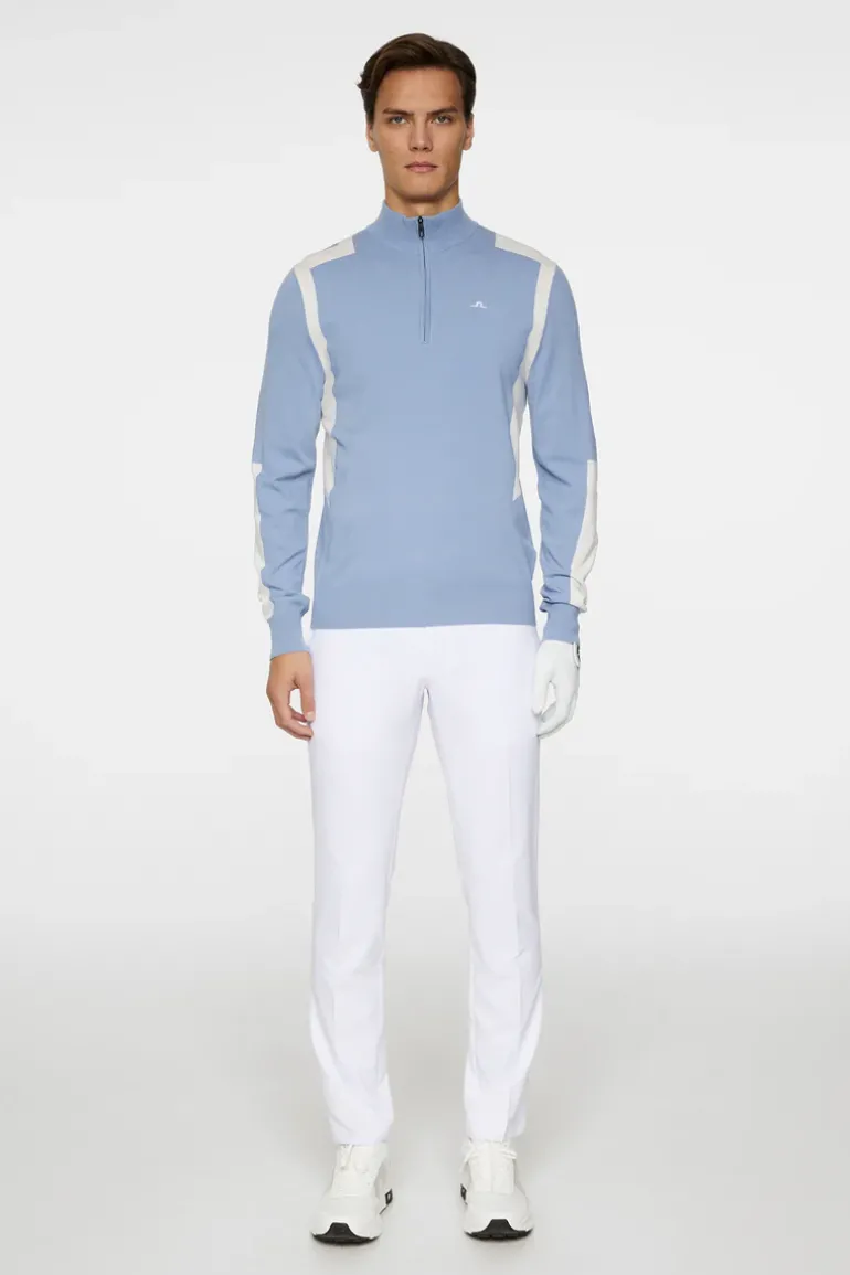 Outlet Kendrick Knitted Zip Sweater Golf|Knitwear
