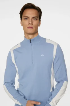 Outlet Kendrick Knitted Zip Sweater Golf|Knitwear