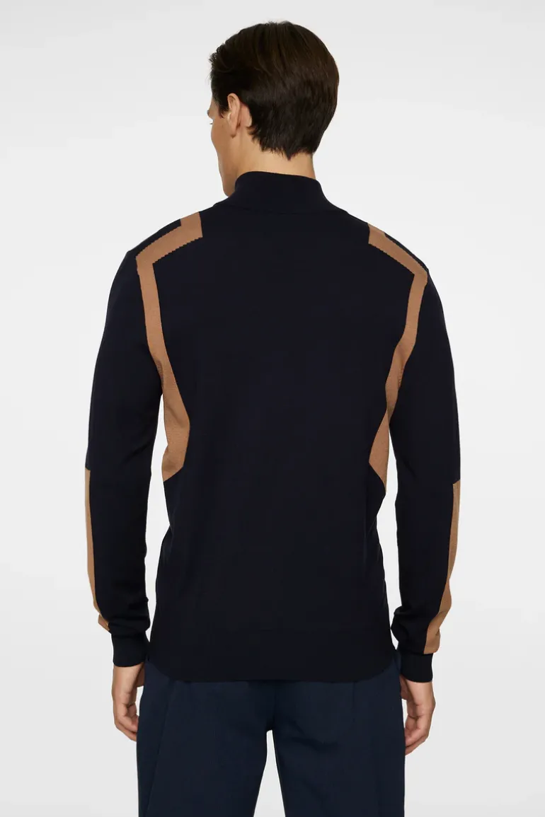 Cheap Kendrick Knitted Zip Sweater Golf|Knitwear