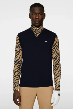 Store Liam Knitted Vest Golf|Knitwear