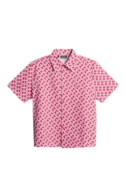 Store Linda Printed Shirt Golf|Tops