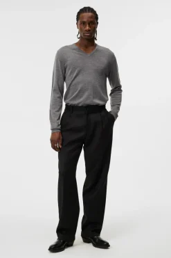 Best Lymann Merino V-neck Sweater Tops|Strikkeklær