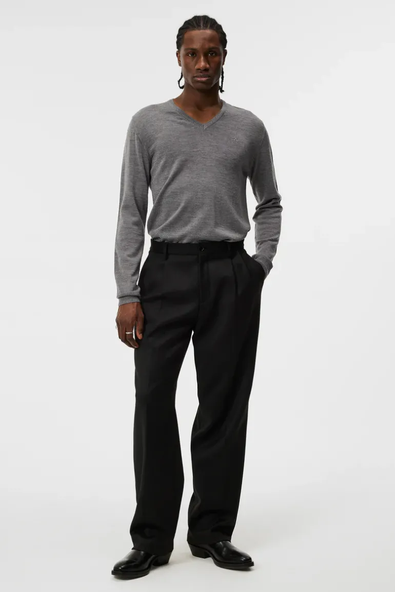 Best Lymann Merino V-neck Sweater Tops|Strikkeklær