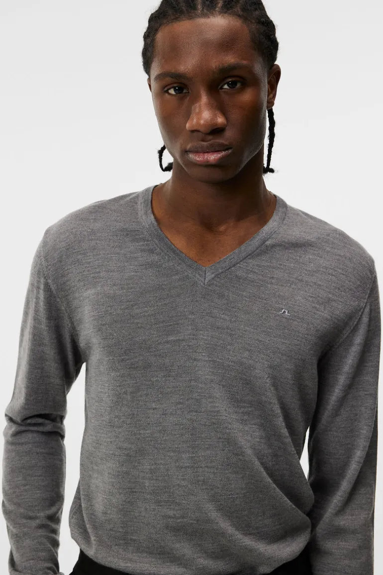 Best Lymann Merino V-neck Sweater Tops|Strikkeklær
