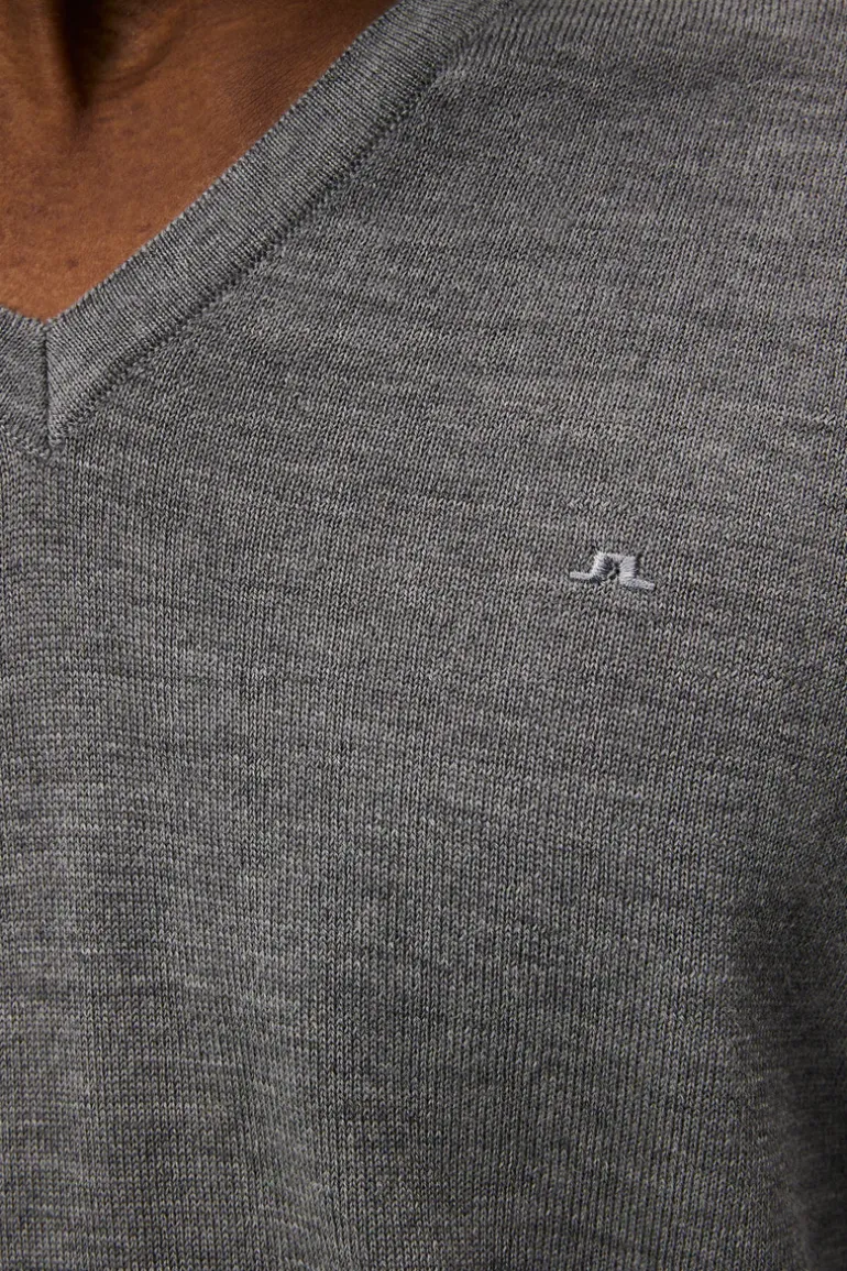 Best Lymann Merino V-neck Sweater Tops|Strikkeklær