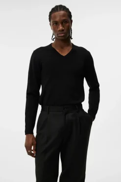Best Lymann Merino V-neck Sweater Tops|Strikkeklær