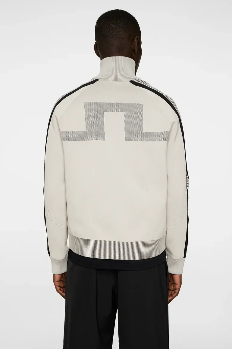 Sale Max Tech Knit Track Jacket Knitwear|Tops