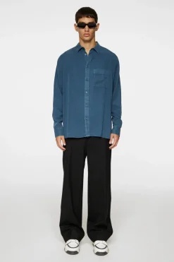 Online Reg Comfort Tencel GW Shirt Tops|Skjorter