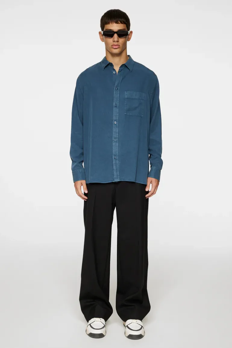 Online Reg Comfort Tencel GW Shirt Tops|Skjorter