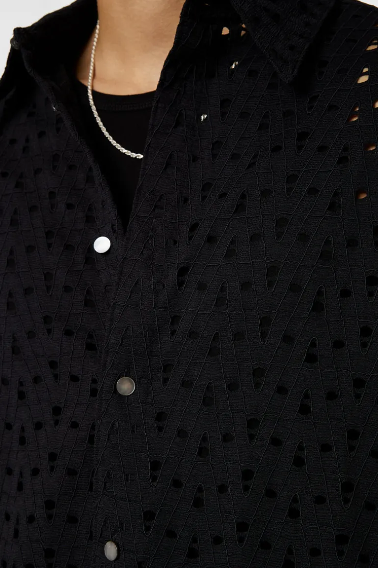 Store Reg Lace Shirt Tops|Skjorter